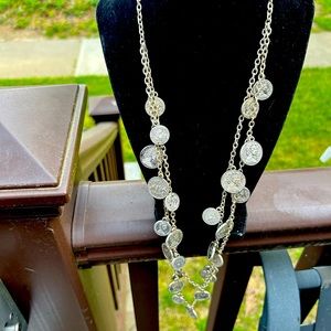 NWOT Beautiful Silver Coins Necklace